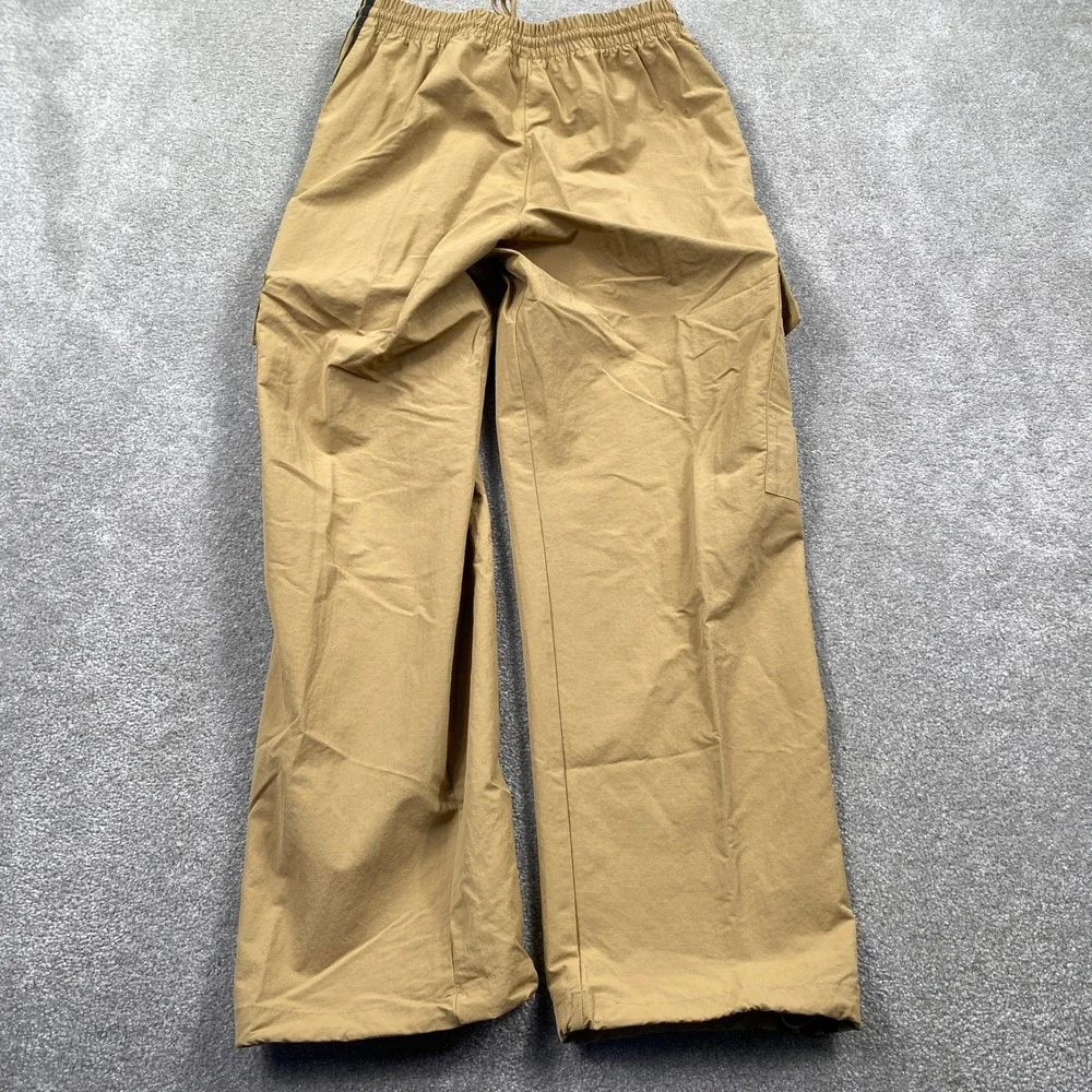 Adidas Originals Mens 3S Cargo Pants Cardboard Tan Black Ripstop JY1392 Size M - Picture 6 of 8